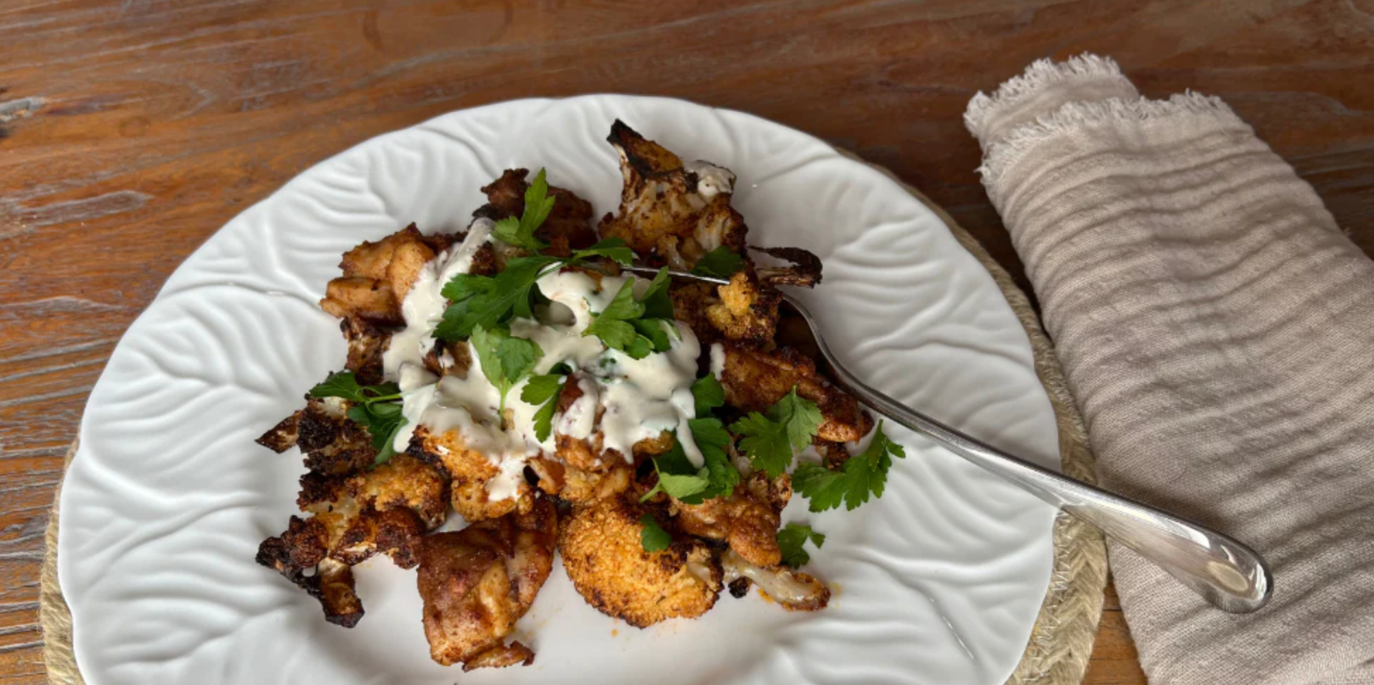 Spiced Chicken & Cauliflower Tray Bake
