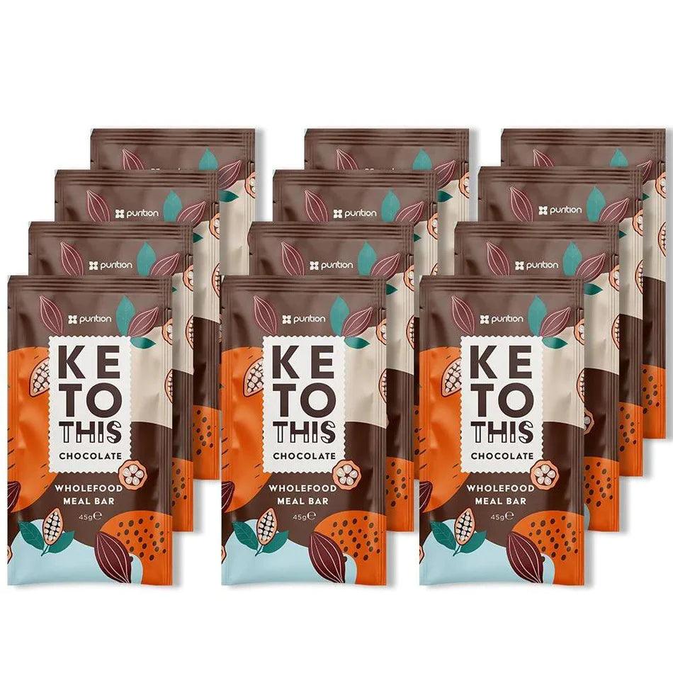 Chocolate Keto Bars - Box of 12 - Purition UK