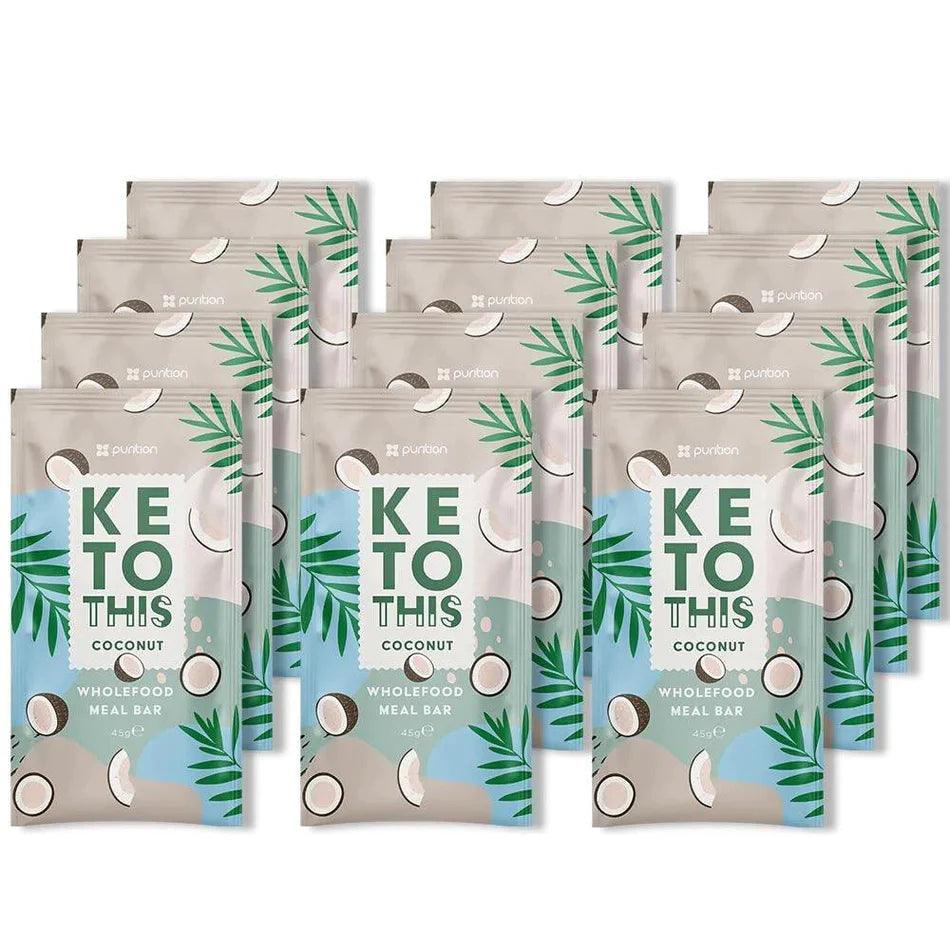 Coconut Keto Bars - Box of 12 - Purition UK