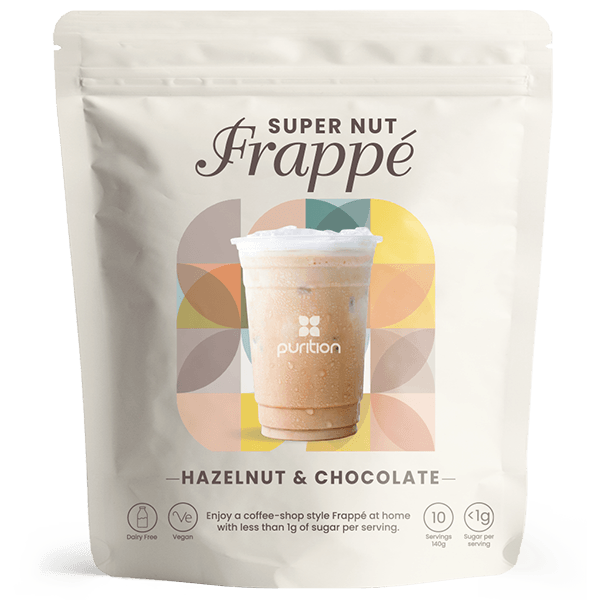 Hazelnut & Chocolate Super Nut Frappé - Purition UK