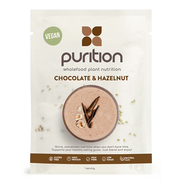 Vegan Chocolate & Hazelnut 40g - Purition UK