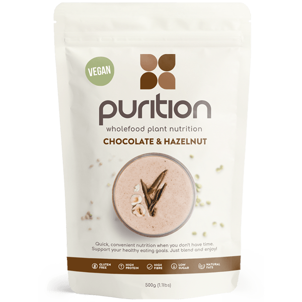 Vegan Chocolate & Hazelnut 500g - Purition UK