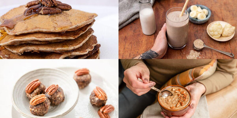 5 recipes using Purition Pecan & Cinnamon