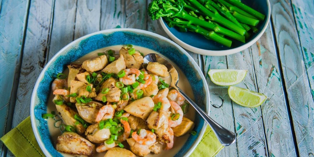 Lime and coconut Thai style chicken