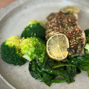 Baked Haddock, Coriander & Lime