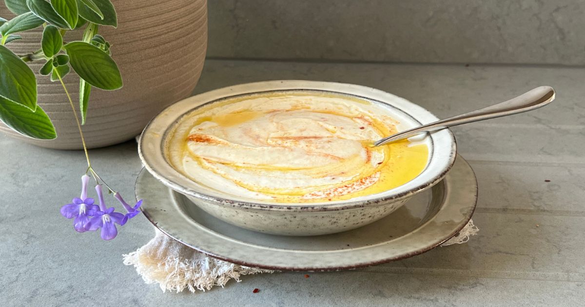 Turkish Cauliflower & Yoghurt Soup