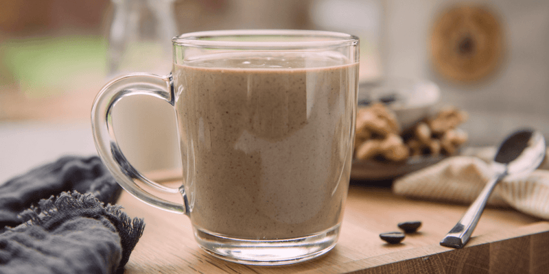 Coffee & Walnut protein breakfast smoothie