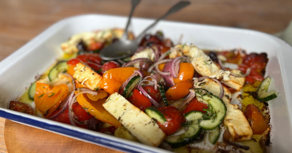 Roasted Greek Salad