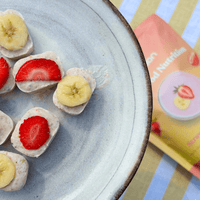 Strawberry & Banana Yoghurt Bites