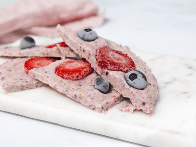 Mixed Berry yoghurt bark