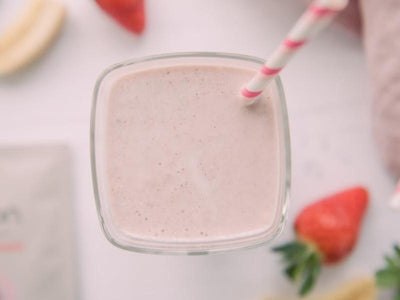 Super strawberry protein shake