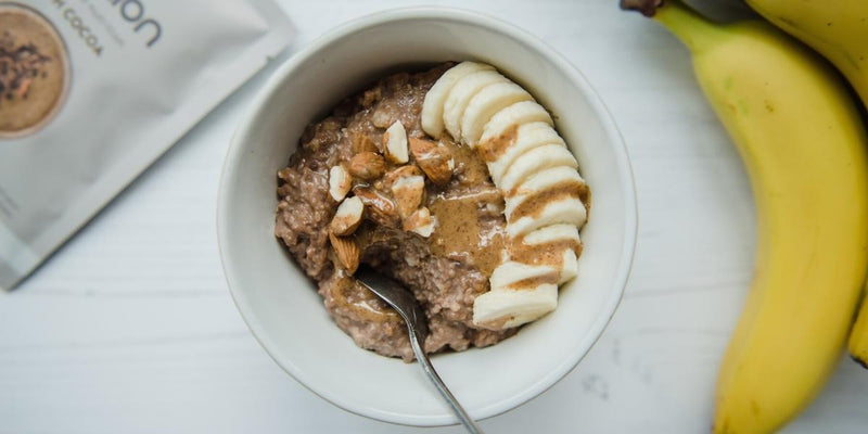 Chocolate, peanut butter & banana oats