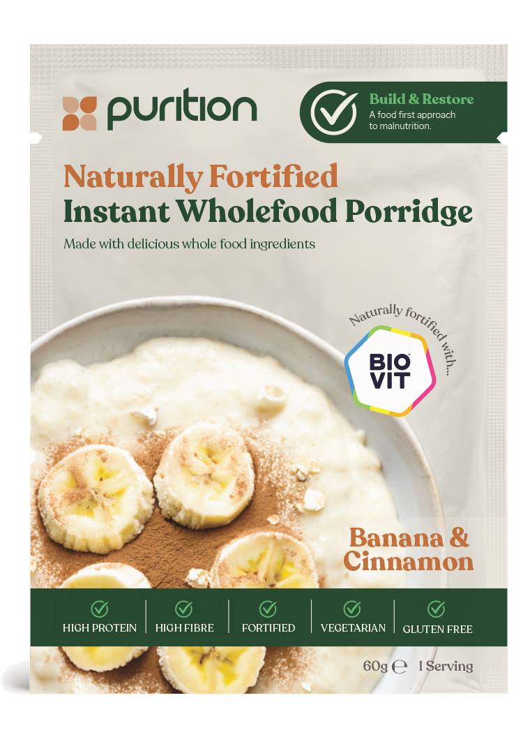 Banana and Cinnamon Instant Wholefood Porridge