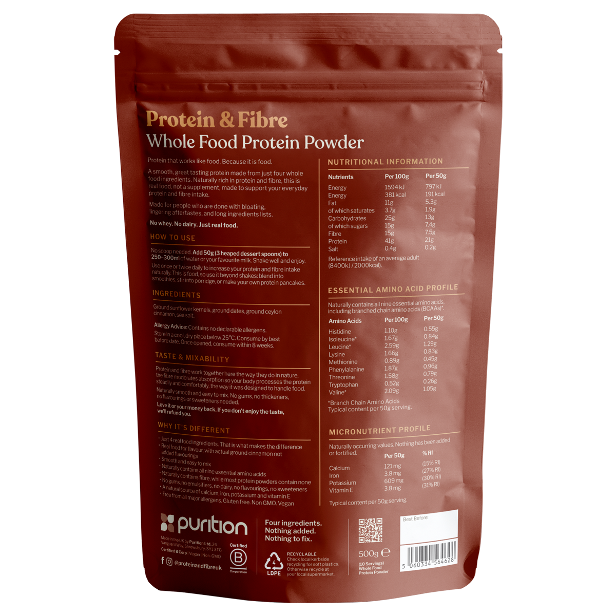 Ceylon Cinnamon Protein & Fibre