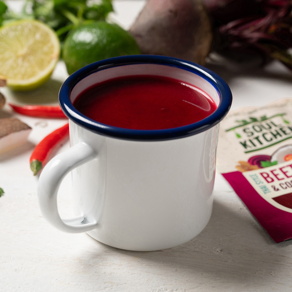 Thai Style Beetroot & Coconut Soup