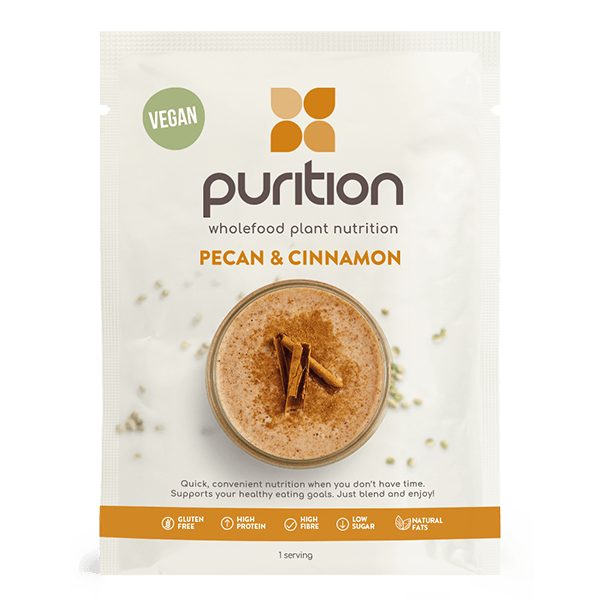 Vegan Pecan & Cinnamon 40g - Purition UK